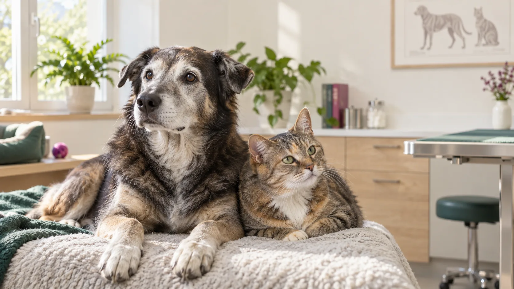 Veterinární péče o staršího psa a kočku